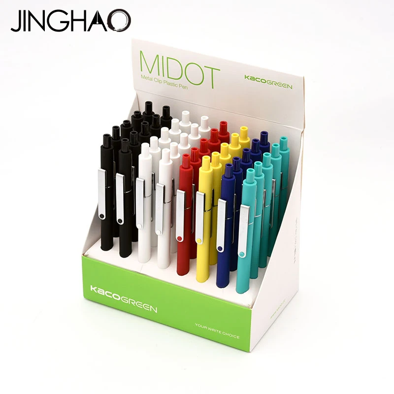 Новое поступление гелевая ручка 10 шт./лот Jinghao KACO MIDOT серии кавайный конфетный цвет с металлическим зажимом гелевые ручки гладкая пишущая ручка