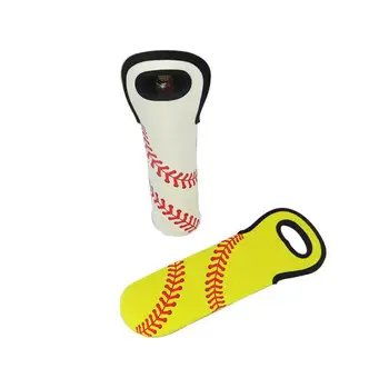 

Neoprene Wine Bottle Holder 750ml Baseball Single Pack Ball Pattern Lily Cover Bag Hand Made Sleeve LX4390