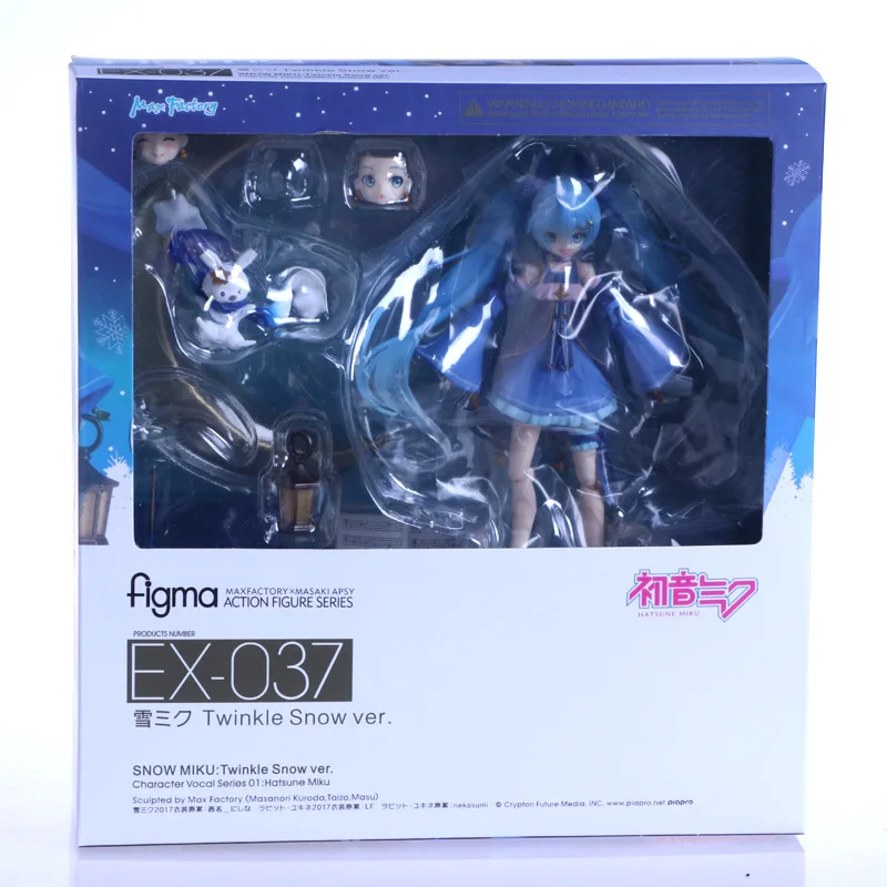 FIGMA EX-037 Twinkle Сноу версия. Хацунэ Мику Аниме 15 см фигурка модель игрушки