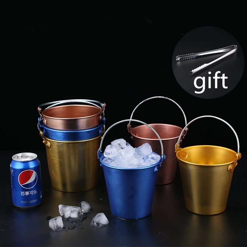 1.25L/1.75L Stainless Steel Ice Bucket Wine Champagne Beer Chiller Ice BarrelIce Buckets