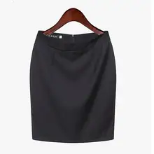 Модная женская летняя Осенняя юбка плюс размер деловая юбка тонкая короткая юбка юбки женские