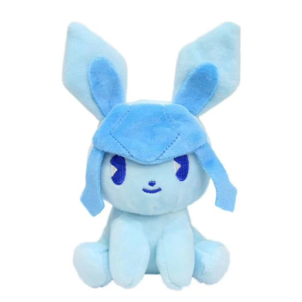 20 шт. Saiko Soda Пикачу Sylveon Umbreon Flareon vaporion Jolteon Eevee Espeon Leafeon Glaceon 10 см плюшевый брелок-подвеска - Цвет: Glaceon