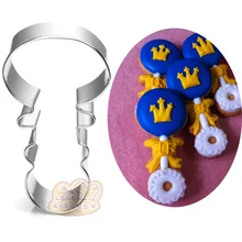 10 шт. детские погремушки металлические формочки для печенья Форма для хлеба помадка украшения торта инструмент Кондитерская Жаростойкие формы для выпечки печенья Дети пользу