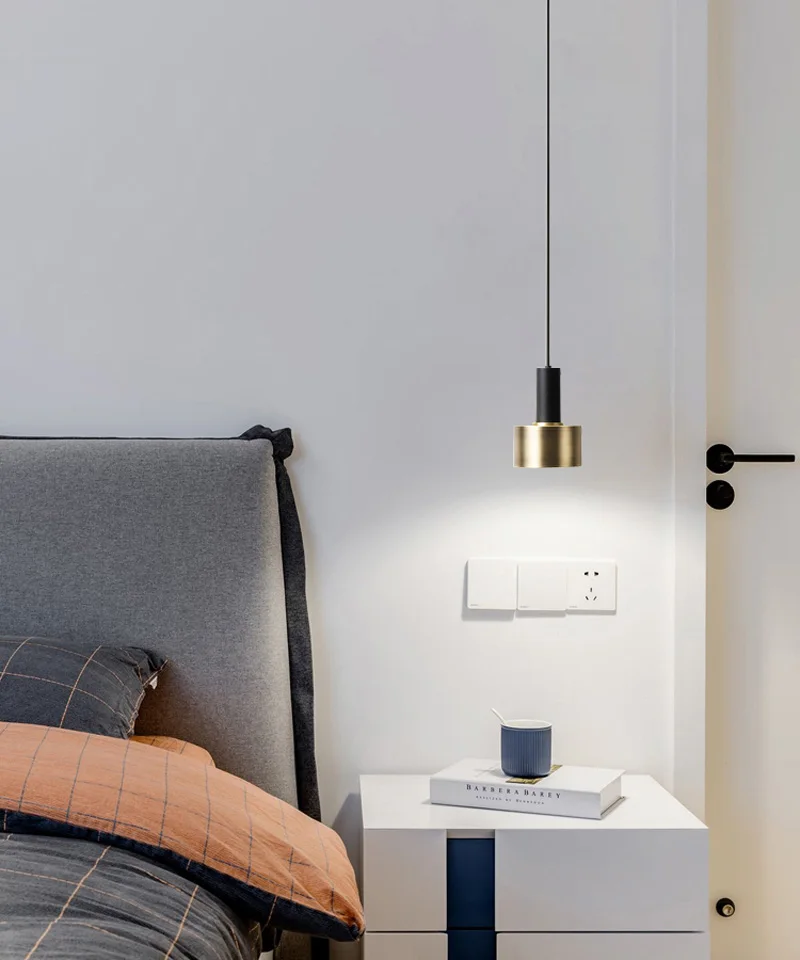 Nordic Simple Pendant Light E27 LED Modern Creative Hanging Lamp DIY Lighting Fixture for Bedroom Living Room Restaurant Bar (5)