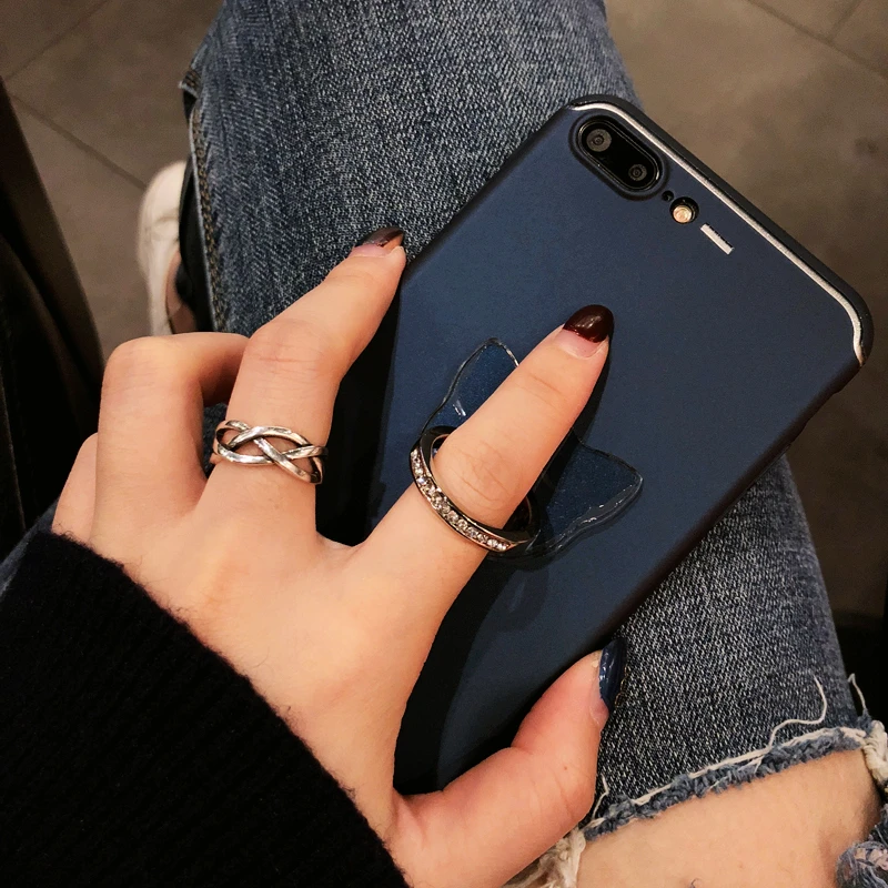 Universal Socket Finger Ring Holder Metal Cat head Simple Grip Extending Stand Mobile Phone Holder For iPhoneX 8 7 Samsung Stand Universal Socket Finger Ring Holder Metal Cat head Simple Grip Extending Stand Mobile Phone Holder For iPhoneX 8 7 Samsung Stand