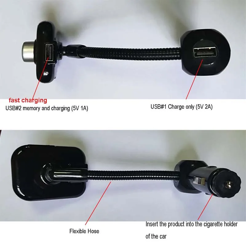 Aux Bluetooth Car Kit Handsfree MP3 Player A2DP can show caller name free shipping 2019 new