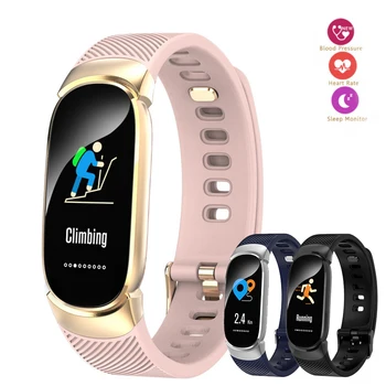 

QW16 Smart Watch Men Women Outdoor Sport Fitness Watch Heart Rate Monitor Blood Pressure Oxygen Health Watch Color Screen