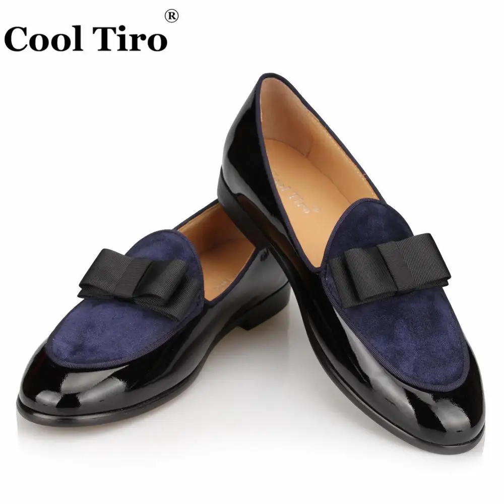 Blue Suede loafers Bow (6)
