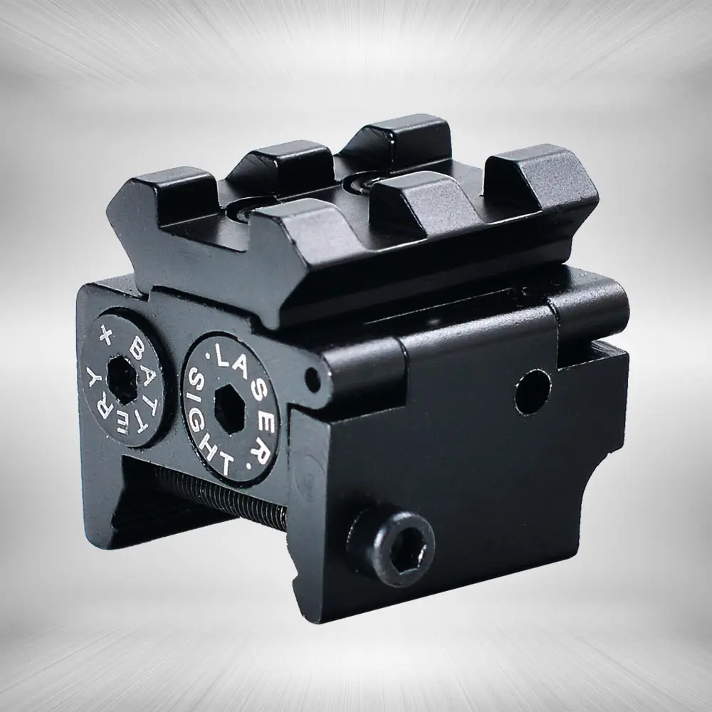 Tactical Mini Adjustable Compact Red Dot Laser Sight Scope Fit For