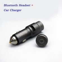 Wireless Mini Bluetooth Earphone USB Car Charger Fast charging Car Adapter Headset Bluetooth earphones