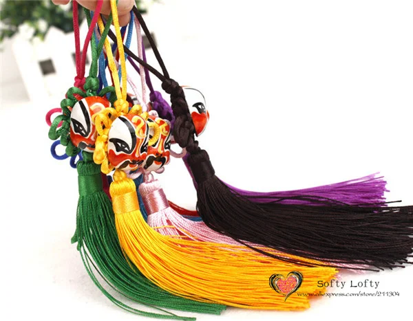 Peking Opera Faces Chinese Knot hanging pendants - 5