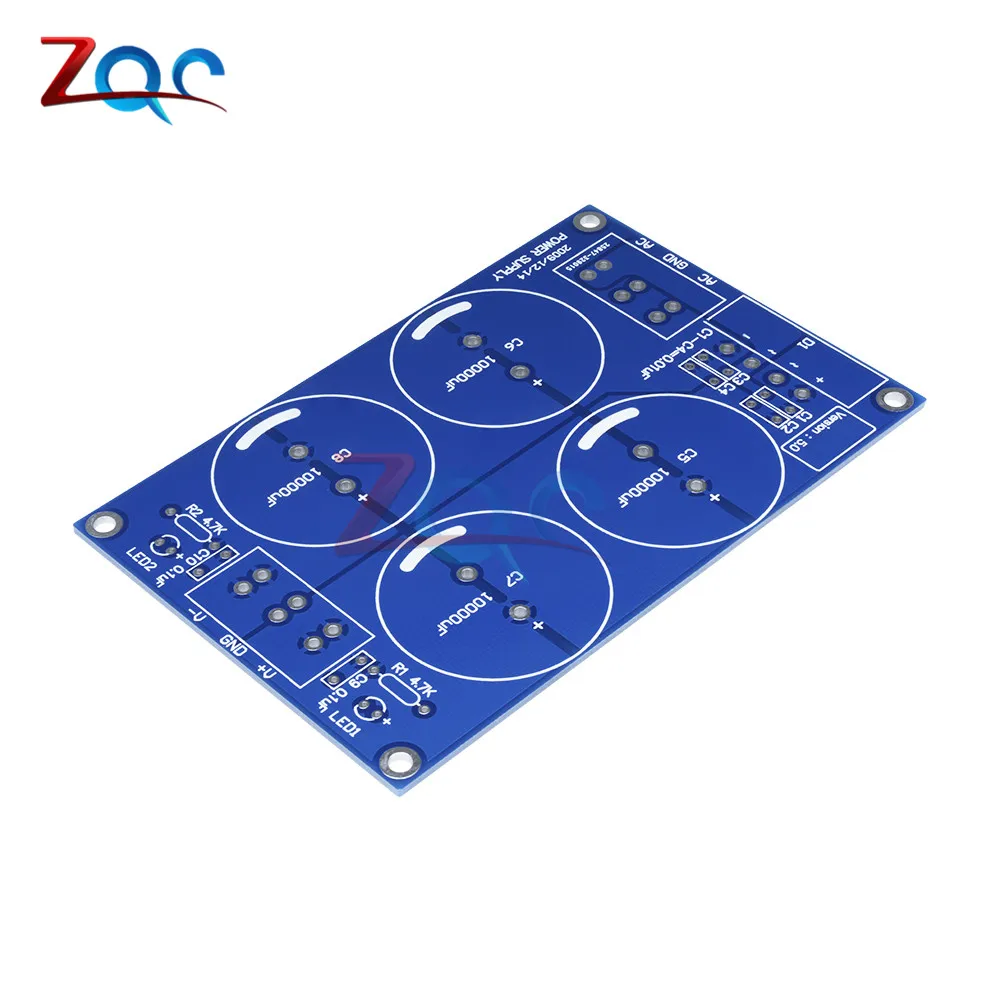 4*10000 мкФ четыре 10000 мкФ 50 в выпрямительный фильтр плата питания для LM3886TF TDA7293 PCB модуль LM3886 усилитель