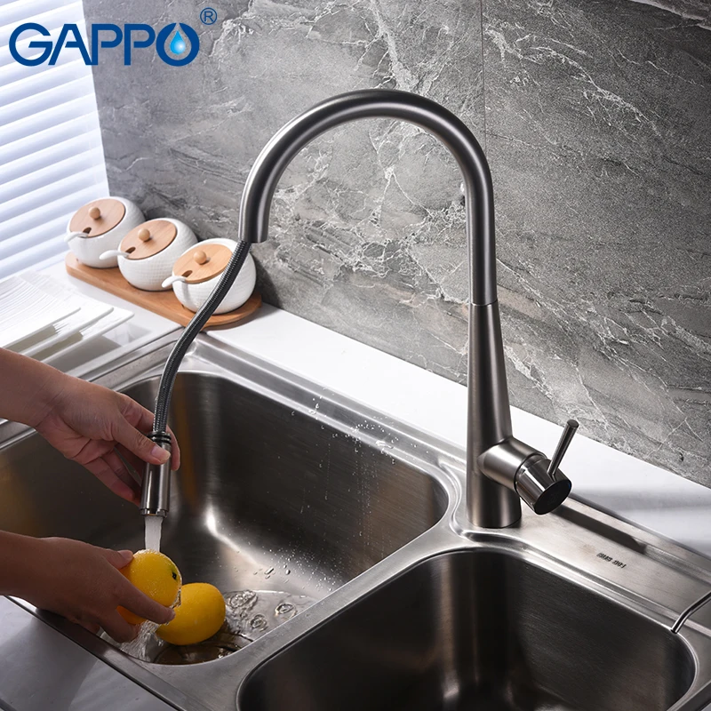 

GAPPO kitchen faucets pull out kitchen sink faucet water mixer taps torneira deck mounted mixers tap cozinha Water taps