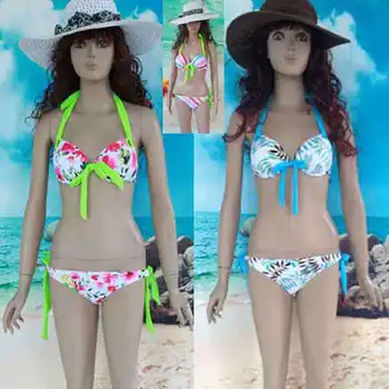 

Free Shipping Excellent Quality Floral Sexy Swimsuit Sexy Swimwear 3 Colors 4F4376 S,M,L Most Popular Women Summer Beachwear