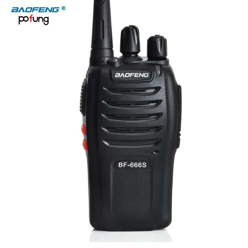 baofeng Pofung рация BF-666S UHF 400-470MHz 5W радио comunicador Портативное двухстороннее радио 666S