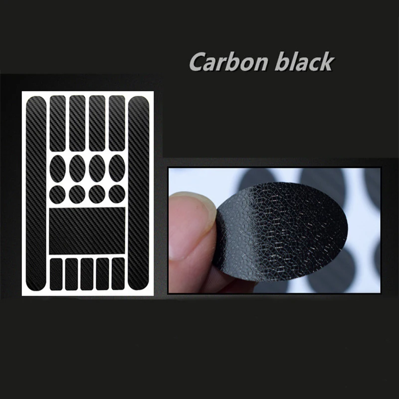Details about   40pcs Carbon Black Bike Sticker Frame Protection MTB BMX Chain Frame Protection show original title 