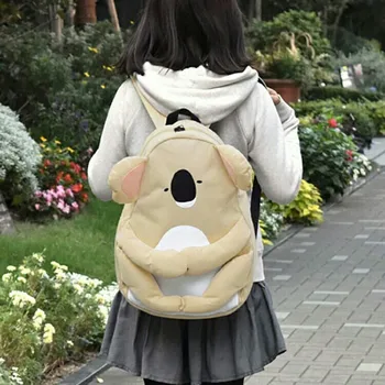 

Japanese Style 2 Colors Cute Kangaroo Embroidered Backpack Women Boys Girl ChildrenStudent Kids Bag Shoolbag Cute Gift Mochila