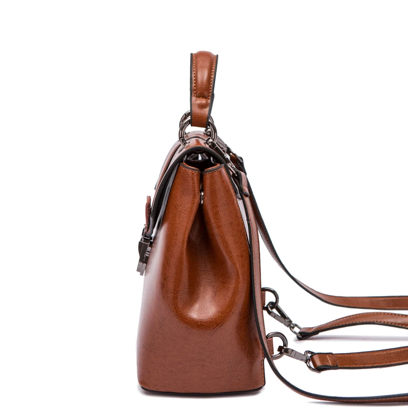 QIAOBAO Классический женский рюкзак, высококачественные кожаные рюкзаки, школьные сумки для девочек-подростков, рюкзак Mochila Feminina Sac A Dos