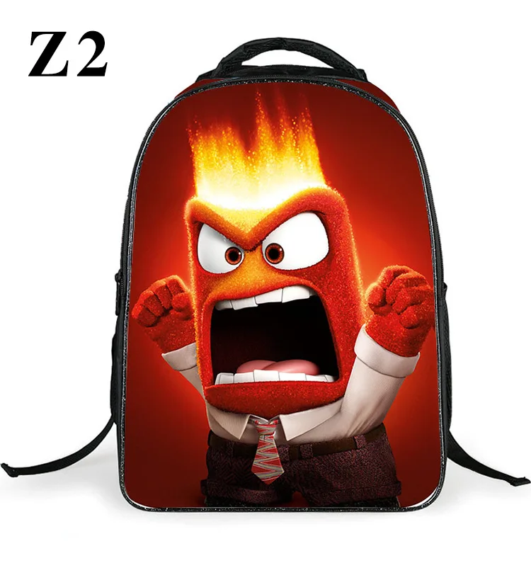 

2019 Children's School Bag Inside Out Bookbag Cartoon School Bag Kids Cartoon Schoolbag Mochila For Boys Girls
