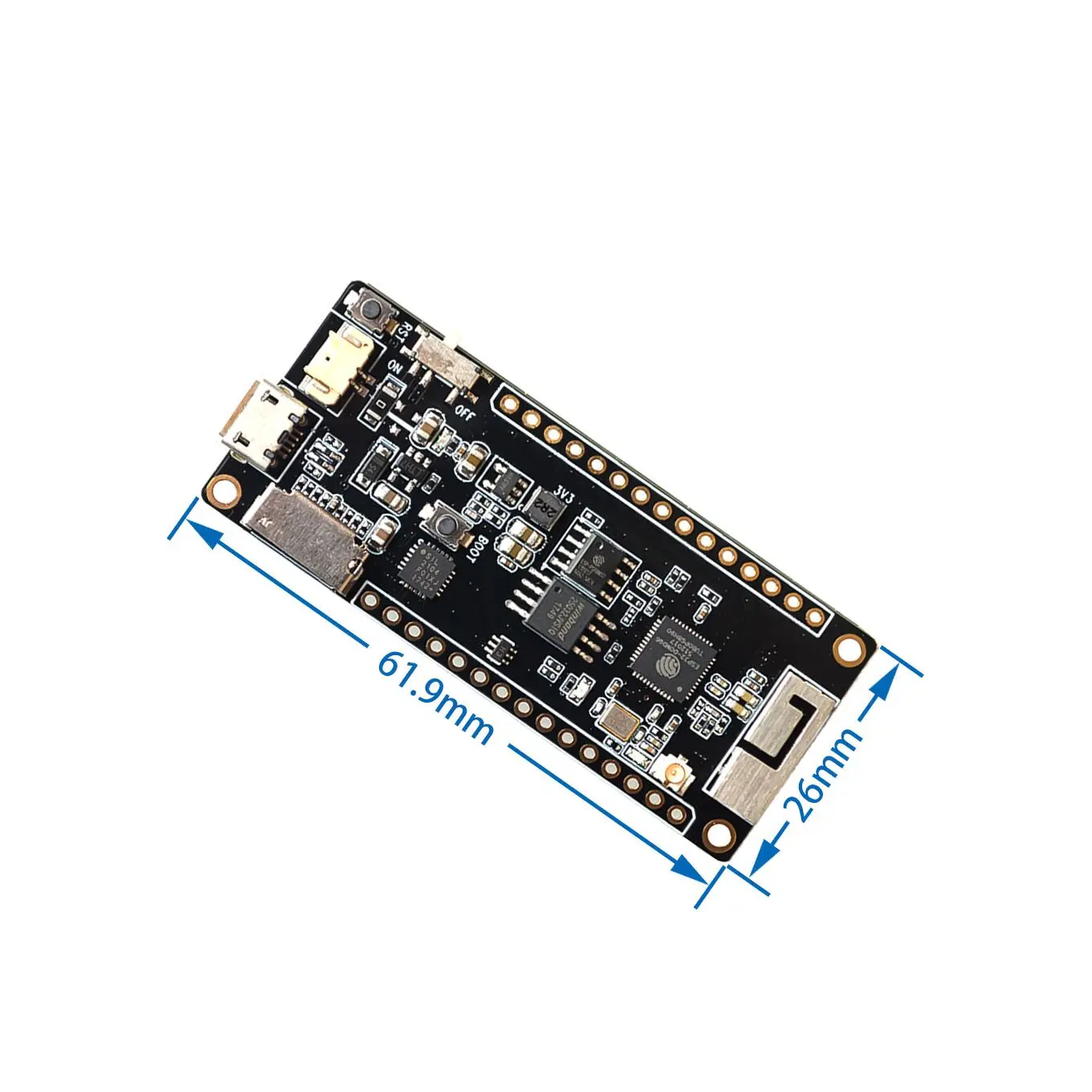 T8 V1.3 TTGO ESP32 4 Мб PSRAM TF карта 3D антенна WiFi модуль Bluetooth ESP32-WROVER Micropython | Электронные