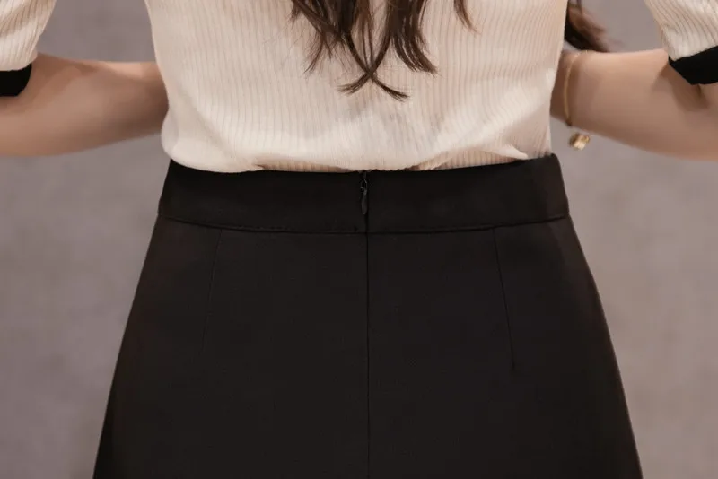 Neploe летние трапециевидные юбки женские черные Асимметричные мини юбки выше колена шорты с высокой талией юбки корейские женские юбки Jupe 35514
