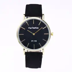 2018 Лидер продаж Винтаж джинсовая парусиновая часы Для мужчин женское Повседневное платье кварцевые наручные часы М-116