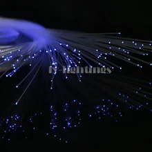 Для звездного потолочного света волоконно-оптические украшения конец свечение 0,75 мм x 3 м x 300 шт. Пластиковый волоконно-оптический кабель