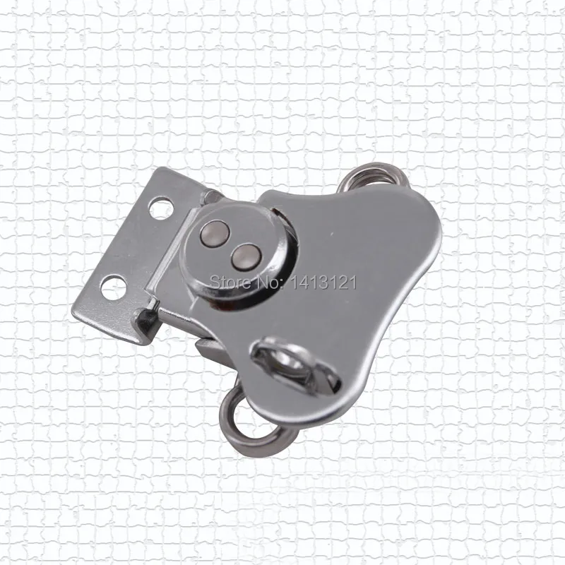 

free shipping Butterfly lock toolbox buckle air box hasp woodenbox clasp fastener with keyhole DIY bag handmade hardware part