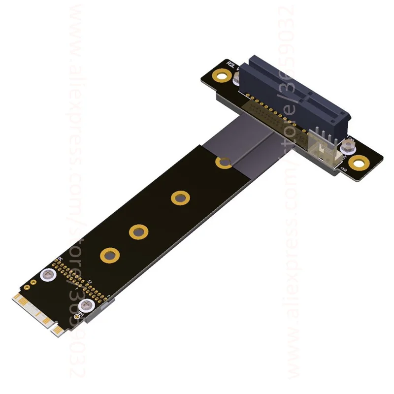 M2 M.2 NGFF NVMe ключ M к PCI E 3 0x4 адаптер для карты Riser Gen 0 кабель KeyM PCIe 4x Express удлинитель