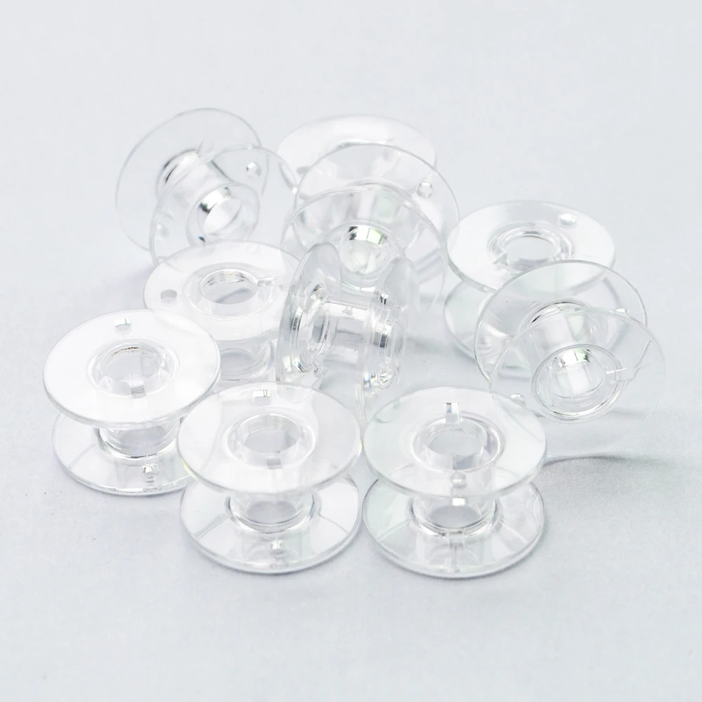 

Plastic Empty Bobbins Sewing Machine Spools with Sewing Machine Accessories Sewing Tools Universal Plastic Empty Bobbins Spool