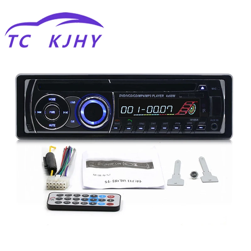 

Car Audio DVD Player Single Spindle Hardware Vehicle DVD Bluetooth Hands-free Auto Car MP3 Player CD Single Spindle Display