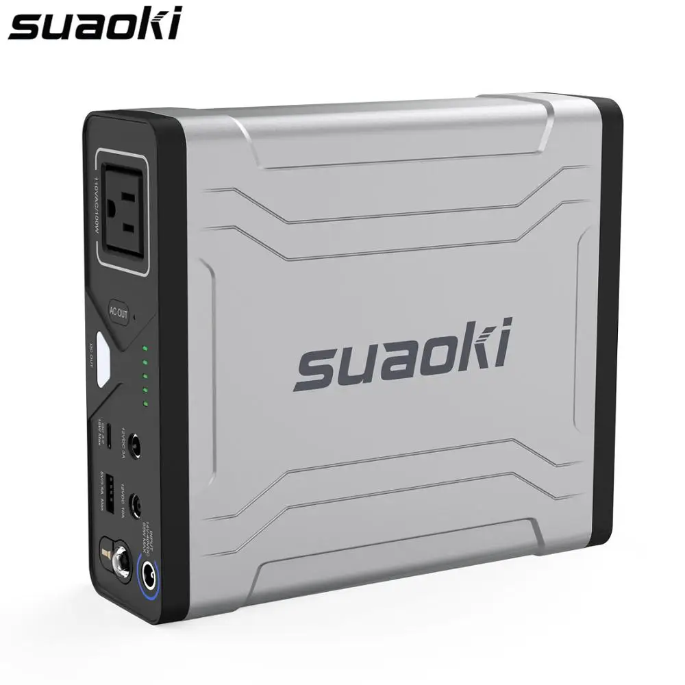 Suaoki G100 27000 mAh/3,7 V power Bank станция 100W AC type-C QC3.0 Солнечный портативный генератор энергии для смартфонов Macbook планшетов