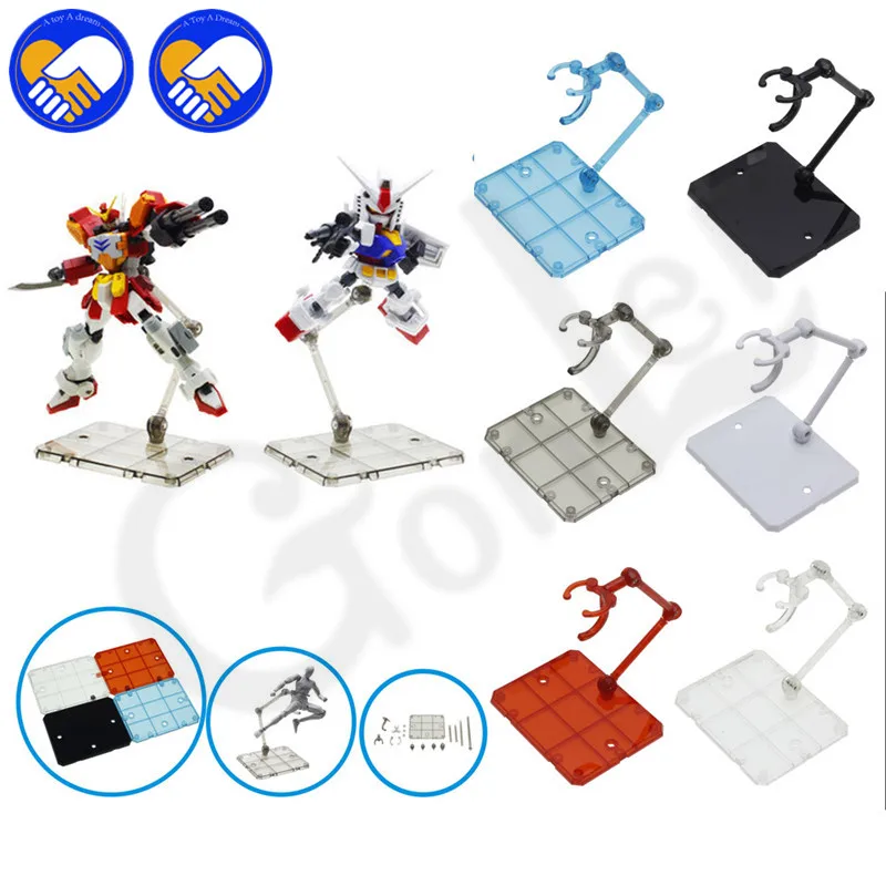 

5Pcs Action Figure Accessories Adjustable Gundam Model Stand Support Bracket Base Robot Figure Display Base For RG HG SD 1/144