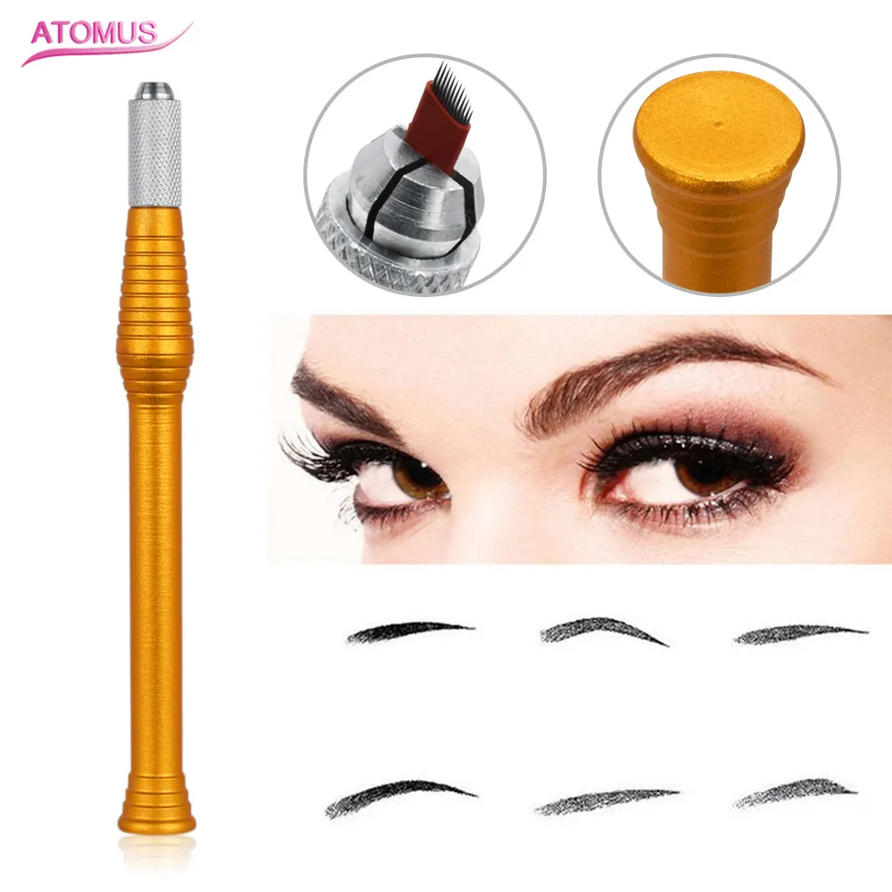

1pc Eyebrow Manual Pen Dermografo Para Sobrancelhas Microblading Tattoo Manual Pen Tattoo Machine Permanent Makeup 3D Lip