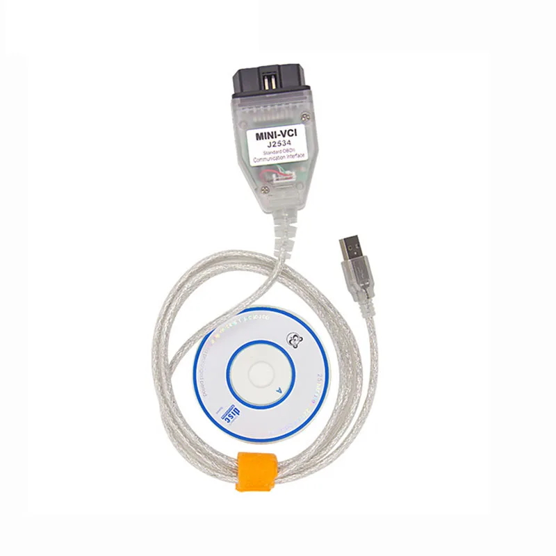 

MINI VCI J2534 Diagnostic Cable For TOYOTA V13.00.022 USB to OBD2 16pin