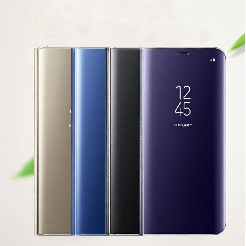 S GUARD Роскошный чехол для iPhone 6 6s 7 Plus ультра тонкий зеркальный умный 8 Чехол