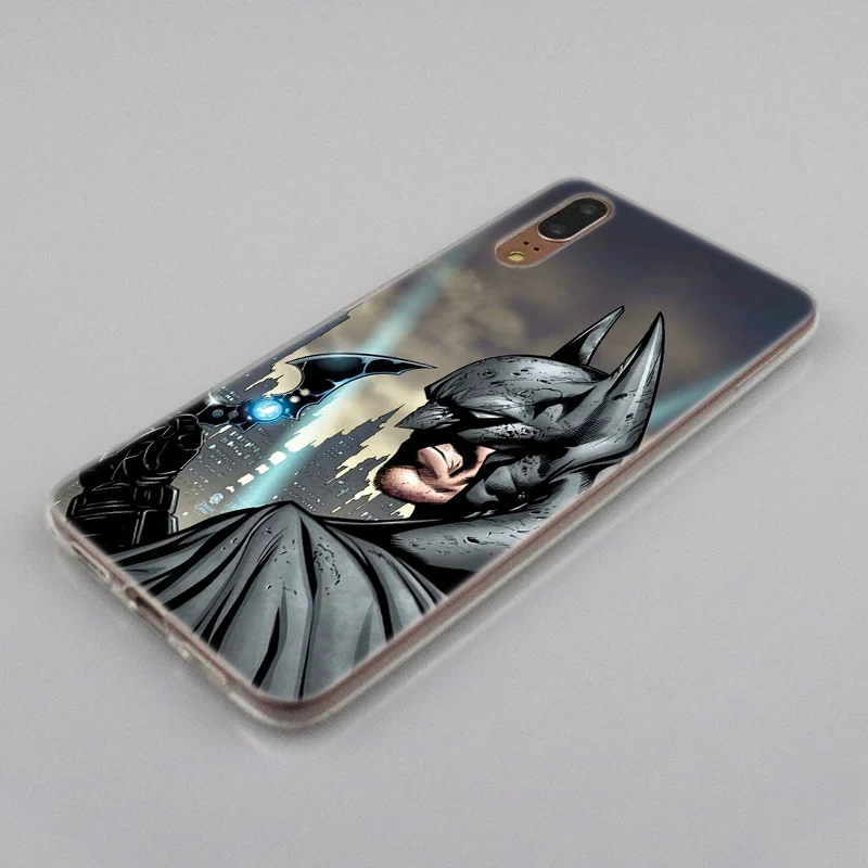 Популярный Бэтмен мягкий силиконовый чехол для Huawei P30 P20 P10 P9 P8 Lite 2017 Pro Mini P Smart 2019 Plus