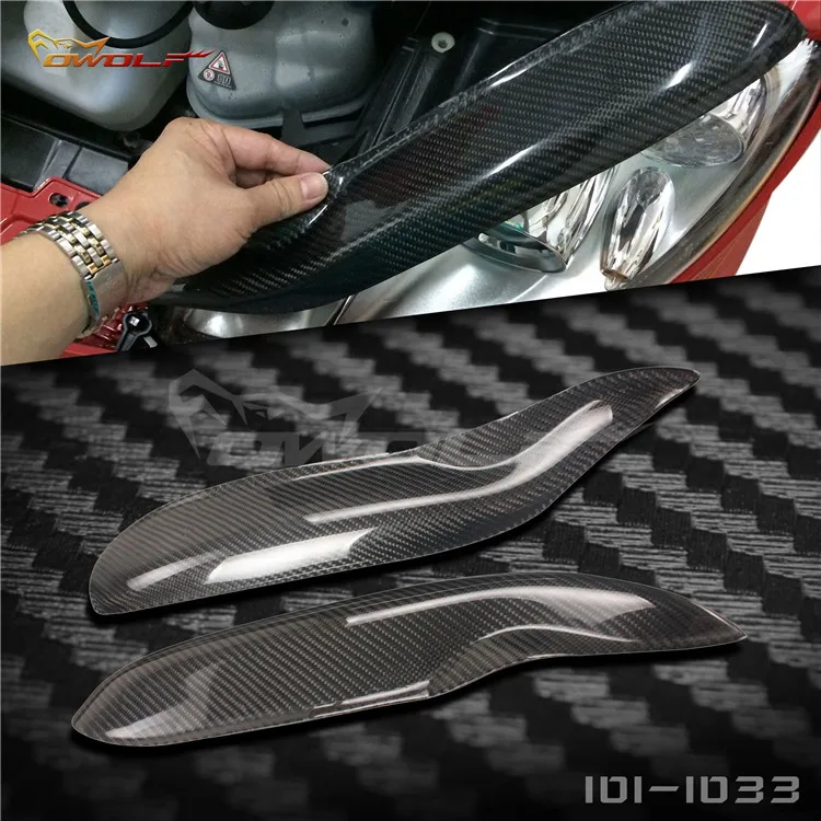 

Fit for Mercedes-Benz w451 smart 09 to 14 years modified carbon fiber light eyebrow