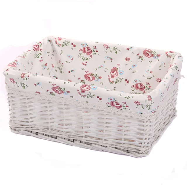 Online Small Large Woven Wicker Storage Baskets Bins Z Image