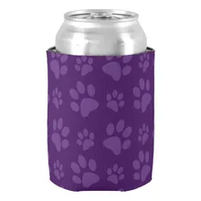 Прекрасный фиолетовый собаки рисунком может охладитель Дети сувениры подарок на день рождения напитка изолятор пользовательские свадьба может Держатели