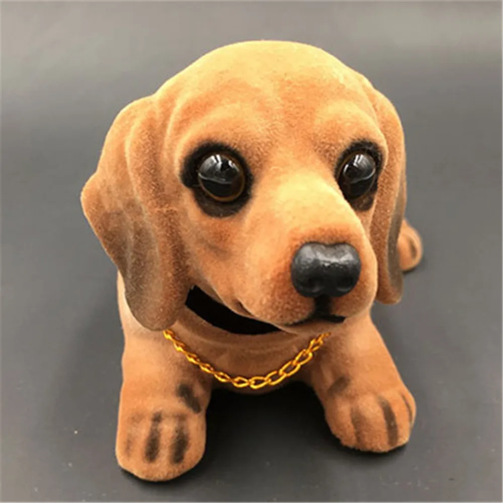 

Car Styling Cute Bobblehead Dog Dachshund Doll Car Ornament Nodding Dog Auto Dashboard Shaking Head Dog Car Interior Decoration