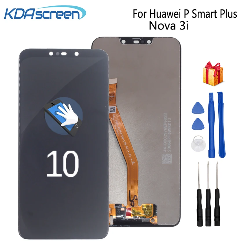 

Original For Huawei P Smart Plus LCD Display Touch Screen Digiter Repair Phone For Nova 3i INE-LX1 INE-L21 Screen LCD Display