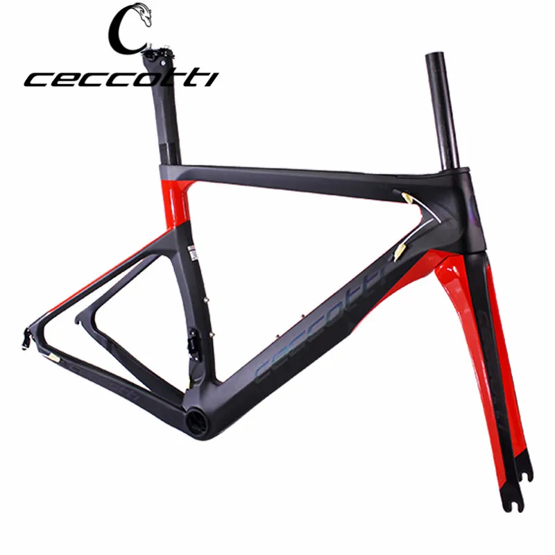 2019 углеродная велосипедная дорожная рама CECCOTTI цвет хамелеон T1000 1K UD карбоновая