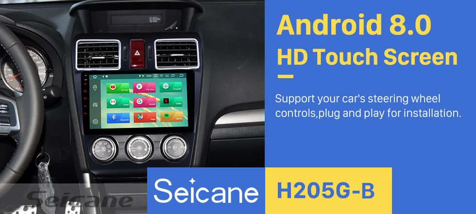 Seicane Android 9,0 " Автомагнитола для Subaru WRX forester gps 4 Гб ram аудио головное устройство Tochscreen мультимедийный плеер