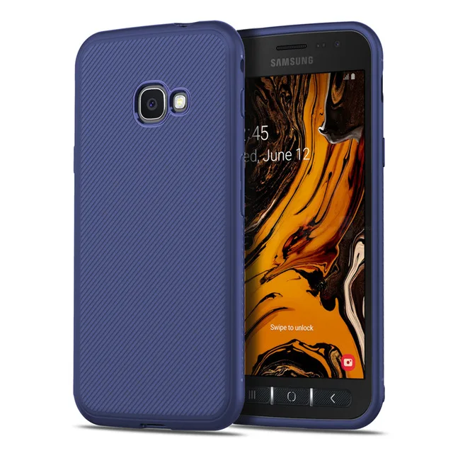 Для samsung Galaxy Xcover 4S Чехол Мягкий ТПУ силиконовый чехол для samsung Galaxy Xcover 4S Футляр для телефона - Цвет: Синий