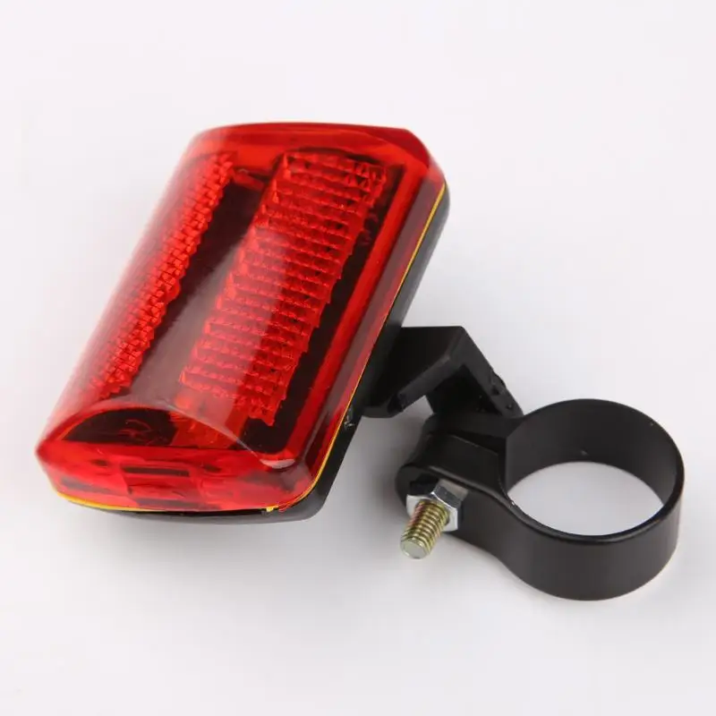 Cheap 5 LED Bicycle Light Bike Rear Tail light Red Warning Flashing Lights Waterproof Bike Taillight Lamps Torch bicycle lamp set 17