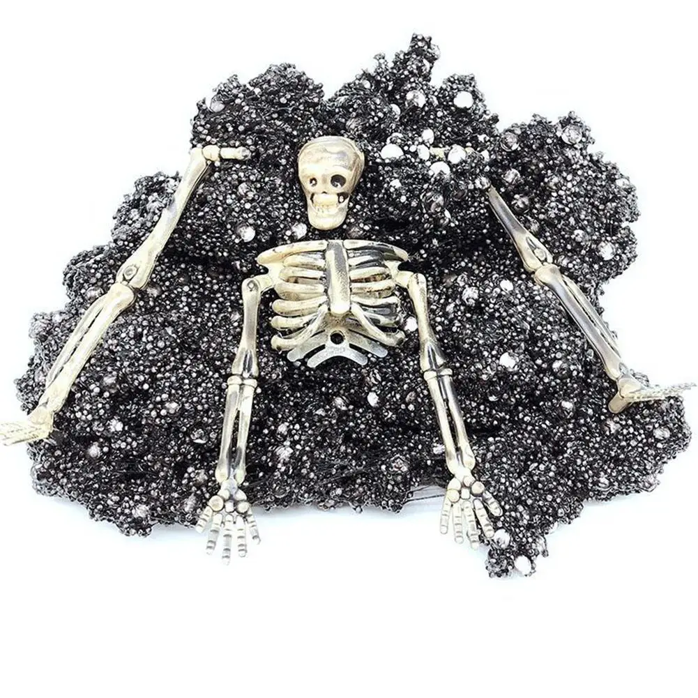 LeadingStar ужас Хэллоуин сцена слизь грязи с Скелет Череп DIY Пластилин страшные украшения пластилина глины игрушки