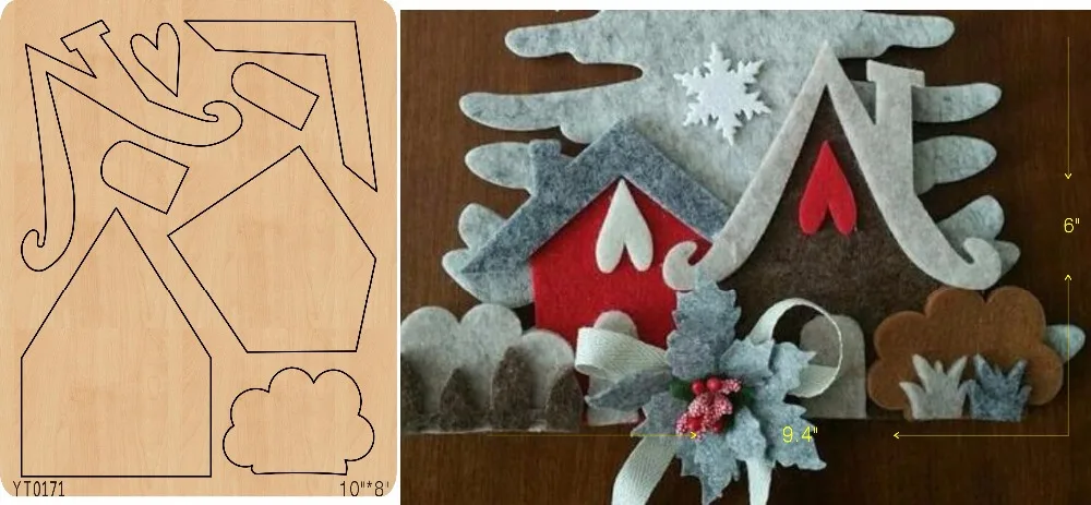 

Love house DIY wooden die/ Scrapbook mold/cutting tool die /YT0171