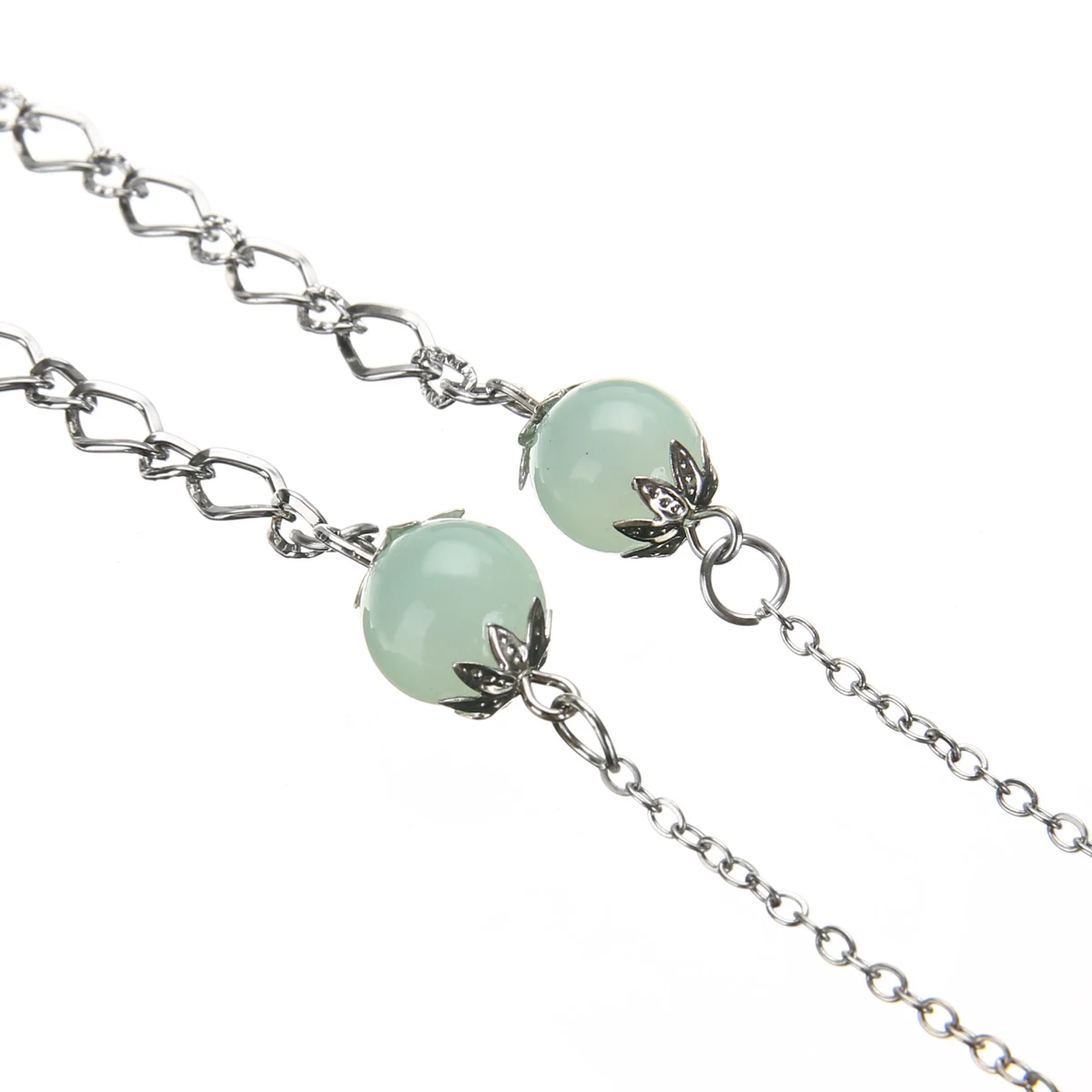 Charms Reading Glasses Pendant Necklace Shellhard Long Chain Colorful Frame Folding Magnifier Holder Necklaces Older Jewelry