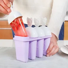 Красивый дизайн с медведем 4 Чехлы мороженое на палочке формочки для фруктового льда ледяного ящика 13*5,5*15 см